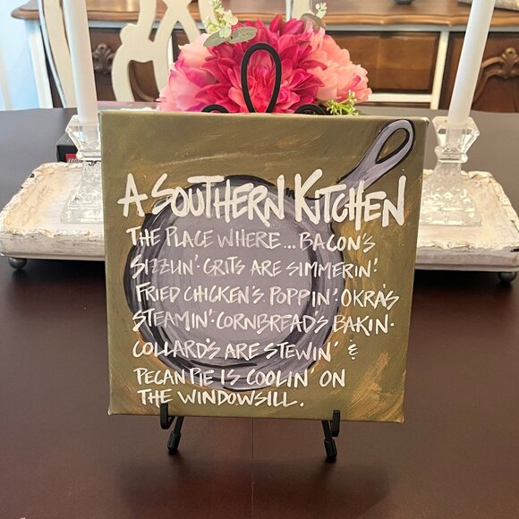 Magnolia Lane Canvas Art "A Southern Kitchen" - Picture 1 of 4